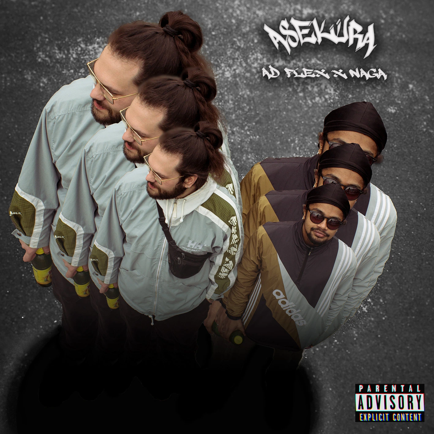 Un univers rap underground puissant où AD Flex & Naga imposent leur style unique.
